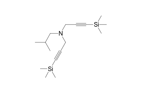 2-methyl-N,N-bis(3-trimethylsilylprop-2-ynyl)propan-1-amine