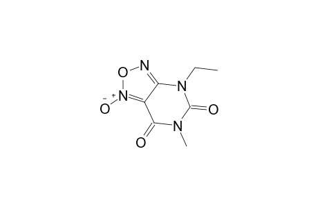 4-ethyl-6-methyl-[1,2,5]oxadiazolo[3,4-d]pyrimidine-5,7(4H,6H)-dione-1-oxide