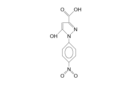 5-HYDROXY-1-(p-NITROPHENYL)PYRAZOLE-9-CARBOXYLIC ACID