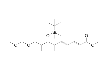 (2E,4E)-7-[tert-butyl(dimethyl)silyl]oxy-9-(methoxymethoxy)-6,8-dimethyl-nona-2,4-dienoic acid methyl ester