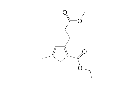 Ethyl 2-(3-ethoxy-3-oxopropyl)-4-methylcyclopenta-1,3-dienecarboxylate