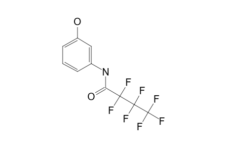 3-Aminophenol, N-heptafluorobutyryl-