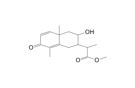 2-NAPHTHALENEACETIC ACID, 1,2,3,4,4A,7-HEXAHYDRO-3-HYDROXY-.ALPHA.,4A,8-TRIMETHYL-7-OXO-METHYL ESTER