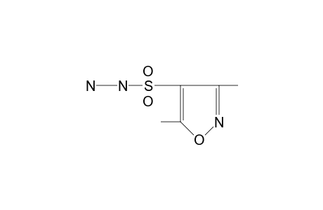 3,5-dimethyl-4-isoxazolsulfonic acid, hydrazide