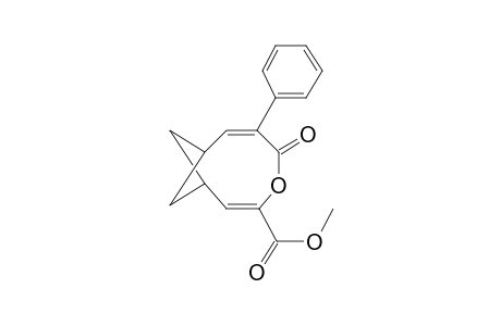 4-Oxabicyclo[6.1.1]deca-2,6-diene-3-carboxylic acid, 5-oxo-6-phenyl-, methyl ester