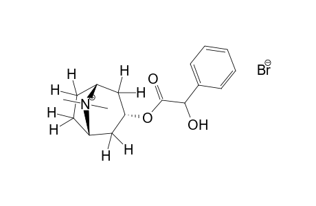 3alpha-hydroxy-8-methyl-1alphaH,5alphaH-tropanium bromide, mandelate (ester)