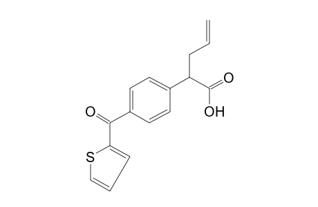 2-[p-(2-thenoyl)phenyl]-4-pentenoic acid