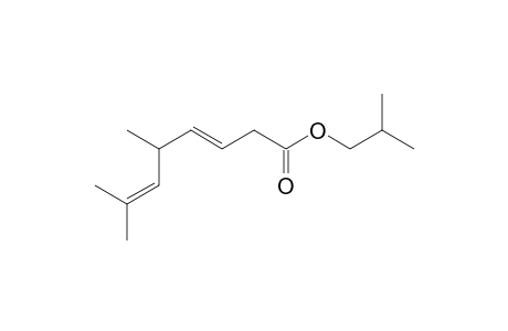 Isobutyl (E)-5,7-dimethylocta-3,6-dienoate