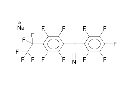 SODIUM (4-PENTAFLUOROETHYLTETRAFLUOROPHENYL)(PENTAFLUOROPHENYL)CYANOMETHANATE