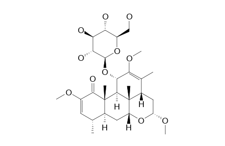 11-alpha-O-(beta-D-GLUCOPYRANOSYL)-16-alpha-O-METHYLNEOQUASSIN