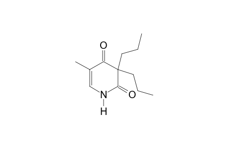 3,3-dipropyl-5-methyl-2,4(1H,3H)-pyridinedione