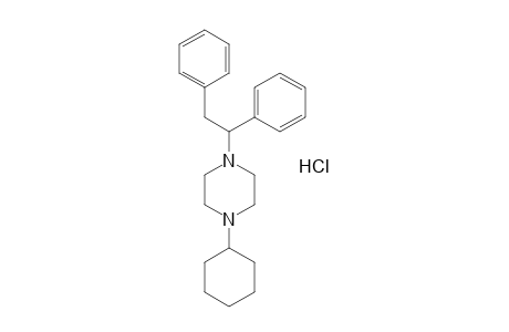 1-Cyclohexyl-4-(1,2-diphenylethyl)piperazine hydrochloride