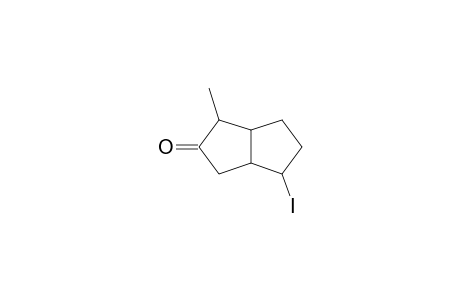 Bicyclo[3.3.0]octan-3-one, 6-iodo-2-methyl-, cis