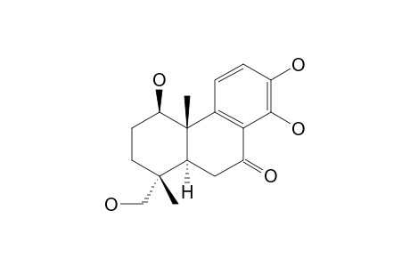 1-BETA,13,14,18-TETRAHYDROXY-8,11,13-PODOCARPATRIEN-7-ONE