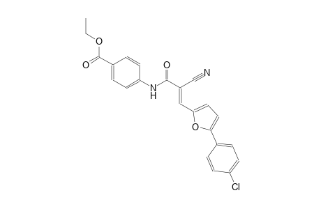 ethyl 4-({(2E)-3-[5-(4-chlorophenyl)-2-furyl]-2-cyano-2-propenoyl}amino)benzoate
