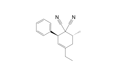 Trans-1,1-dicyano-4-ethyl-6-methyl-2-phenylcyclohex-3-ene