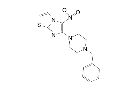 6-(4-BENZYL-1-PIPERAZINYL)-5-NITROIMIDAZO[2,1-b]THIAZOLE