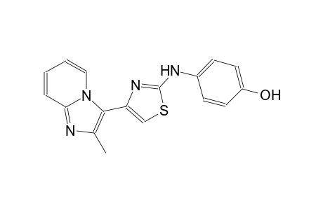 phenol, 4-[[4-(2-methylimidazo[1,2-a]pyridin-3-yl)-2-thiazolyl]amino]-