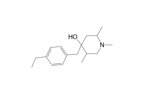 4-(4-Ethylbenzyl)-1,2,5-trimethyl-4-piperidinol