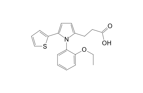 3-[1-(2-ethoxyphenyl)-5-(2-thienyl)pyrrol-2-yl]propanoic acid