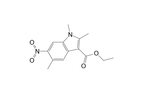 Ethyl 1,2,5-trimethyl-6-nitroindole-3-carboxylate