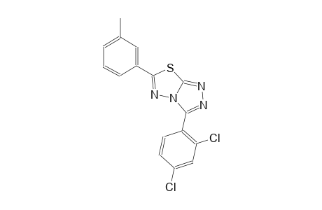 3-(2,4-dichlorophenyl)-6-(3-methylphenyl)[1,2,4]triazolo[3,4-b][1,3,4]thiadiazole