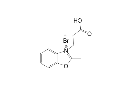 3-(2-Carboxyethyl)-2-methylbenzoxazolium bromide