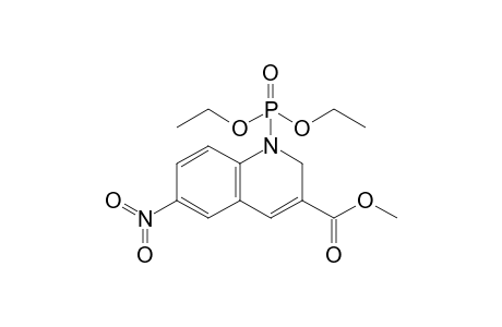 3-Carbomethoxy-1-diethylphosphono-6-nitro-1,2-dihydroquinoline