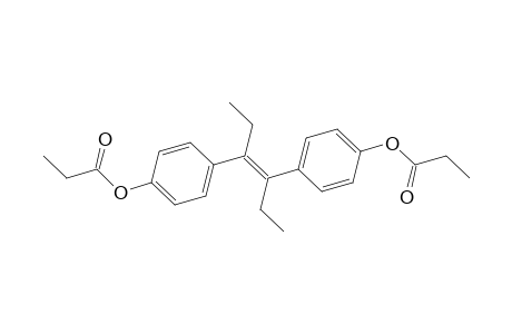 STILBENEDIOL, 4,4'-, A,A'-DIETHYL-, DIPROPIONATE, trans-,