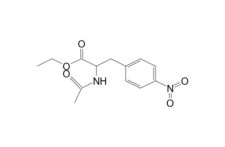 2-Acetylamino-3-(4-nitrophenyl)propionic acid, ethyl ester