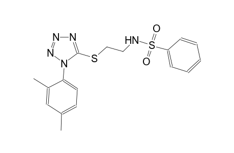 benzenesulfonamide, N-[2-[[1-(2,4-dimethylphenyl)-1H-tetrazol-5-yl]thio]ethyl]-