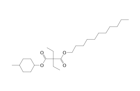 Diethylmalonic acid, 4-methylcyclohexyl undecyl ester