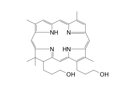 3-[18-(3-Hydroxy-propyl)-3,3,7,12,17-pentamethyl-2,3,22,24-tetrahydro-porphin-2-yl]propan-1-ol