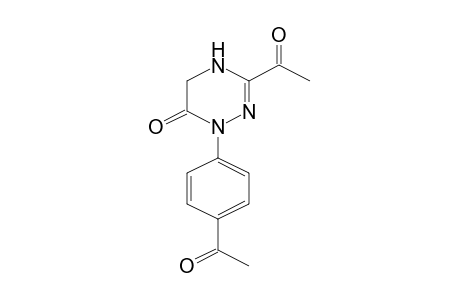 3-Acetyl-1-(4-acetylphenyl)-4,5-dihydro-1H-[1,2,4]triazin-6-one