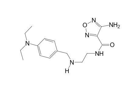 1,2,5-Oxadiazole-3-carboxamide, 4-amino-N-[2-[[[4-(diethylamino)phenyl]methyl]amino]ethyl]-