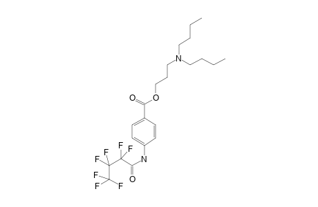 Butacaine, N-heptafluorobutyryl-