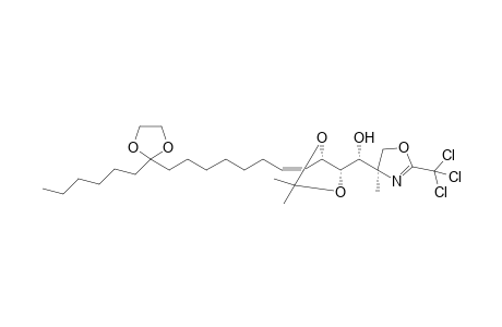 (R)-[(4S,5S)-5-[(Z)-8-(2-hexyl-1,3-dioxolan-2-yl)oct-1-enyl]-2,2-dimethyl-1,3-dioxolan-4-yl]-[(4R)-4-methyl-2-(trichloromethyl)-2-oxazolin-4-yl]methanol