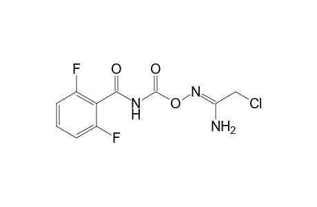 Carbamic acid, N-(2,6-difluorobenzoyl)-, (1-amino-2-chloroethenylidenamino) ester