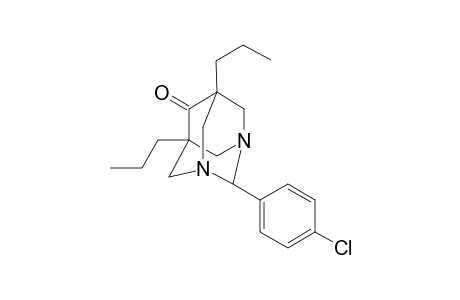 2-(4-Chloro-phenyl)-5,7-dipropyl-1,3-diaza-tricyclo[3.3.1.1(3,7)]decan-6-one