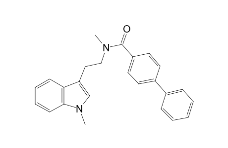 N-[2-(1H-Indol-3-yl)ethyl]biphenyl-4-carboxamide, N,N'-dimethyl