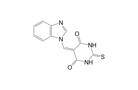 5-[(1H-Benzo[d]imidazol-1-yl)methylene]-2-thioxodihydropyrimidine-4,6(1H,5H)-dione