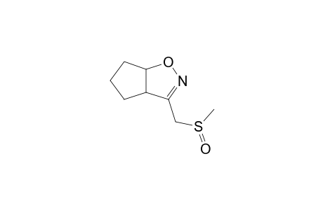 3-(methylsulfinylmethyl)-4,5,6,6a-tetrahydro-3aH-cyclopenta[d][1,2]oxazole