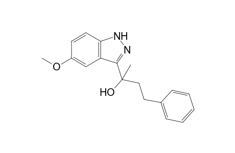 2-(5'-Methoxy-1H-indazol-3'-yl)-4-phenylbutan-2-ol