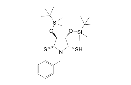 N-Benzyl-2-mercapto-5-thioxo-3,4-is[(t-butyldimethylsilyl)oxy]pyrrolidine