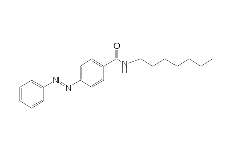 N-heptyl-p-(phenylazo)benzamide