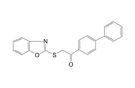 2-(4-Phenylbenzoylmethylthio)benzoxazole