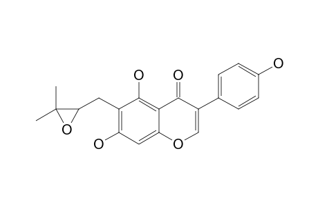 5,7,4'-TRIHYDROXY-6-(3,3-DIMETHYLOXYIRANYLMETHYL)-ISOFLAVONE