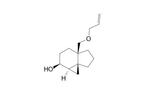 (1aR*,2S*,4aR*,7aS*)-4a-(Allyloxymethyl)-octahydro-1H-cyclopropa[d]inden-2-ol