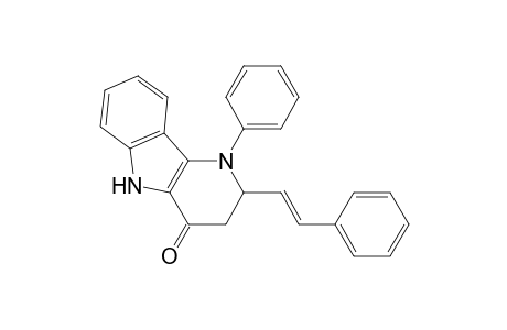 1,2,3,5-tetrahydro-1-phenyl-2-trans-styryl-4H-pyrido[3,2-b]indol-4-on