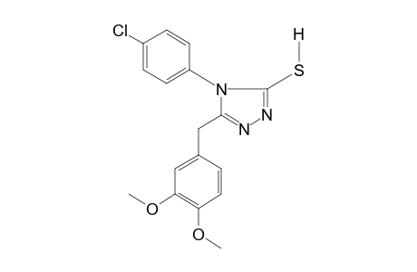 4-(p-chlorophenyl)-5-veratryl-4H-1,2,4-triazol-3-thiol